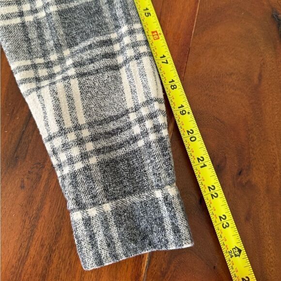 AMERICAN EAGLE 🦅 Grey/off white-flannel 100% cotton slim fit sz s - Picture 14 of 15